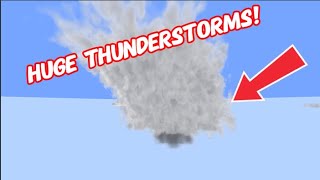 Minecraft Thunderstorm Timelapse
