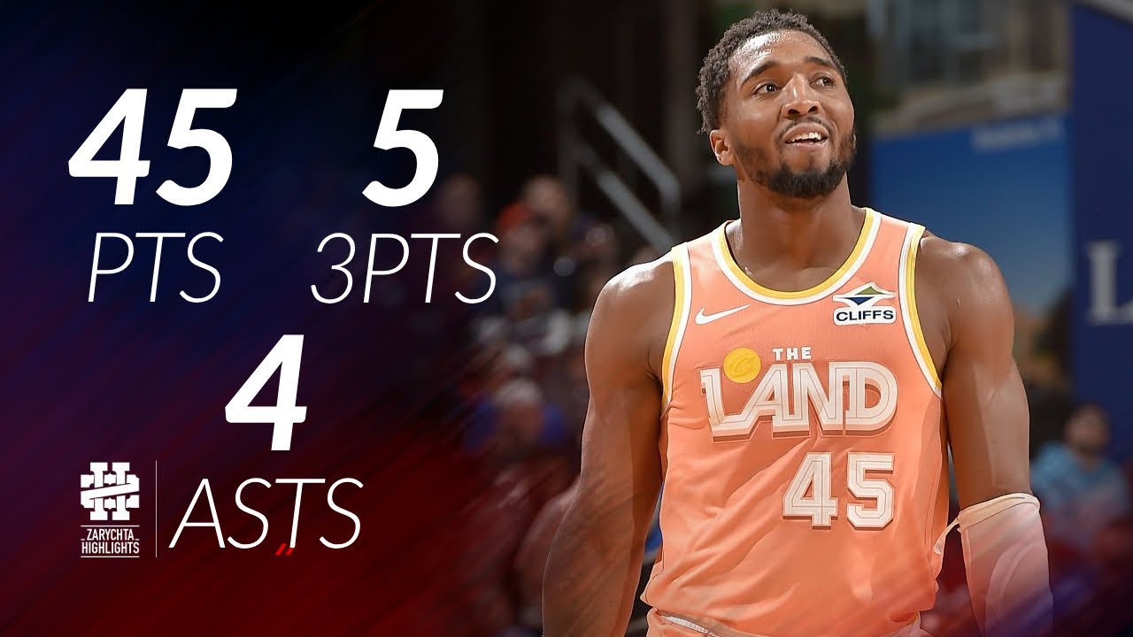 Донован Митчелл 45 очков, 5 трёхочковых, 4 передачи против «Мэджик» в сезоне 25/26