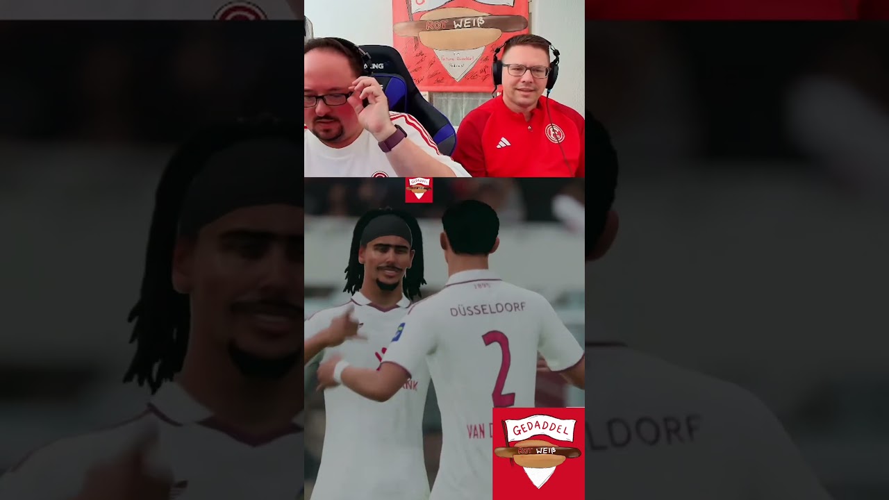 Gedaddel Rot Weiß 🎮 – Immer dasselbe Tor? Wir? 😮 #eafc27 #f95 #fkof95