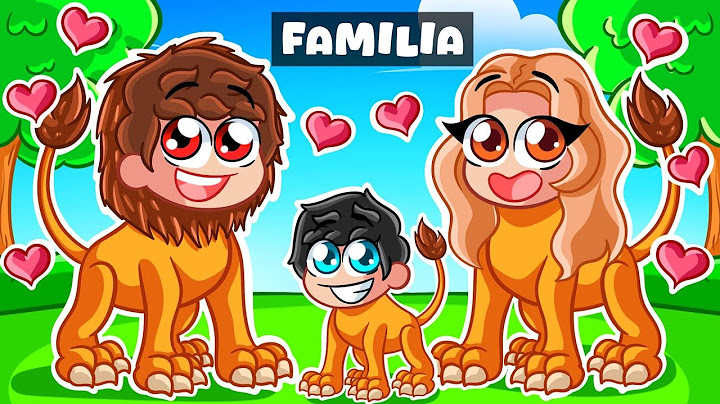 Nos Convertimos en una FAMILIA de LEONES en Roblox