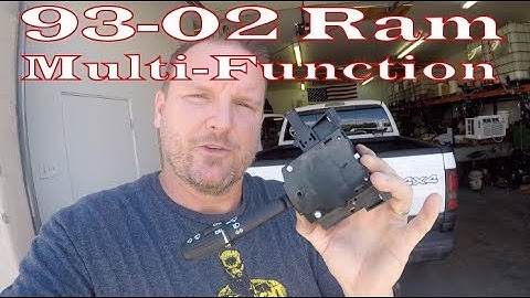 Dodge Ram 1500 Multi-function Switch Replacement (combination switch) DIY 1993-2002