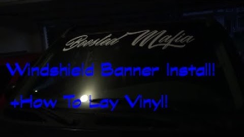 #ProjectExplorer Ep. 32: BOOSTED MAFIA WINDSHIELD BANNER INSTALL! +How To Install Vinyl!