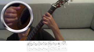 A Beautiful Flower - Robert Lunn | Classical Guitar TAB