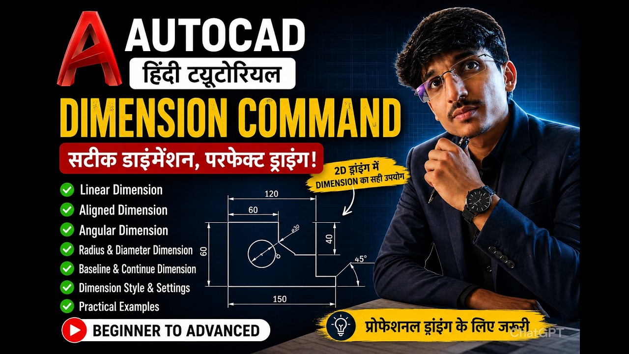 AutoCAD Dimension Command Explained 📏 - YouTube
