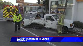 Elderly Man Hurt In Crash