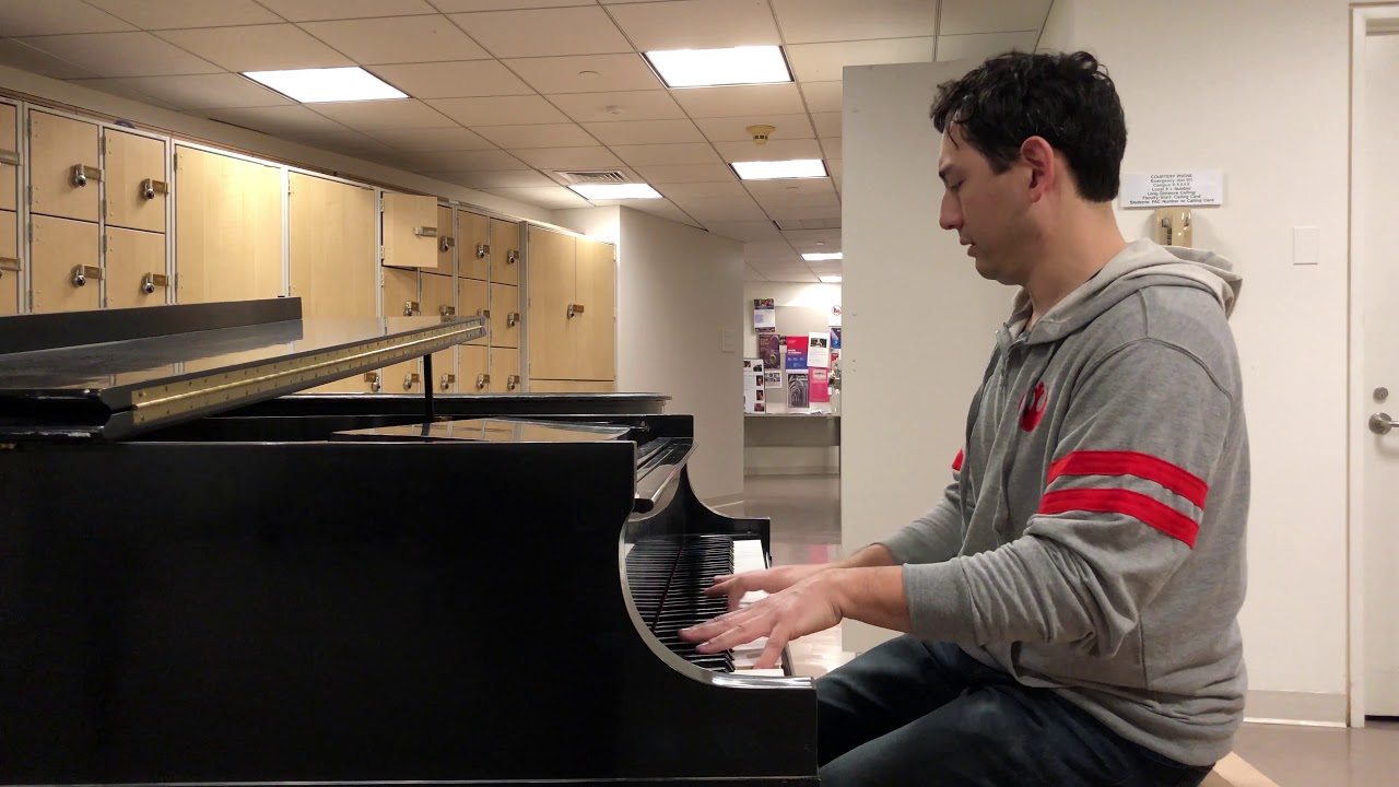 Practicing Chopin Etude Op 10 No 1 "Waterfall"