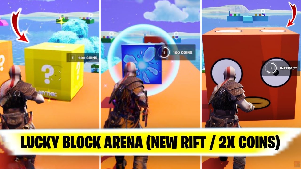 Lucky Block Battles - Fortnite Creative Map Code - Dropnite