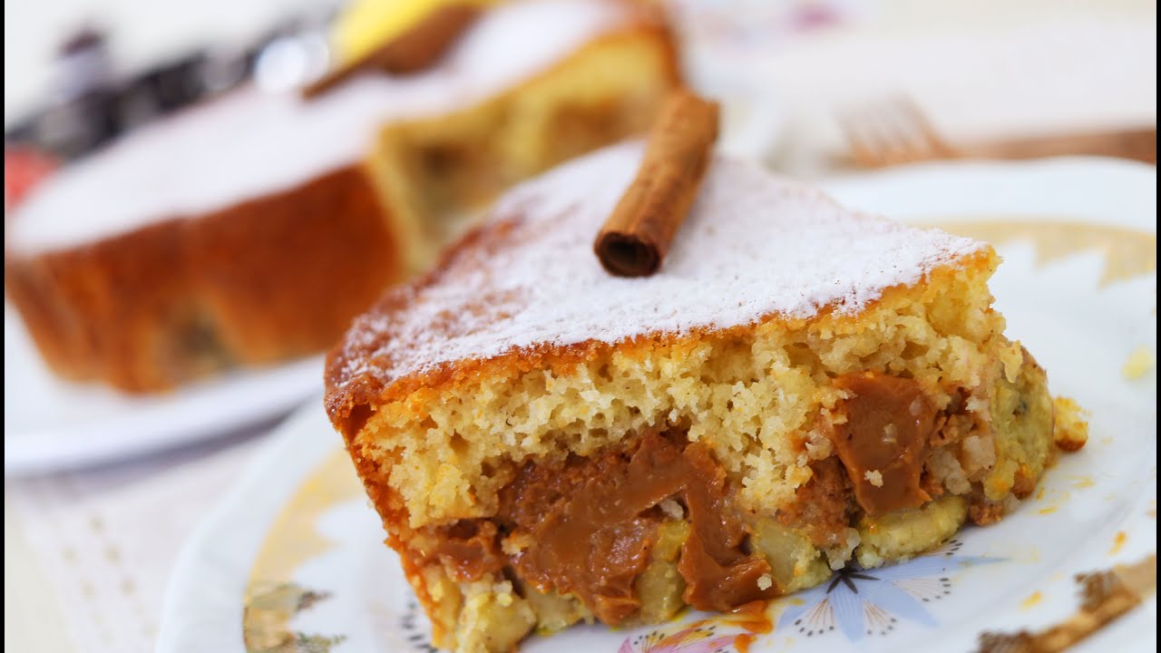 TORTA DE BANANA COM DOCE DE LEITE MAIS GOSTOSA DO MUNDO - ESSA RECEITA