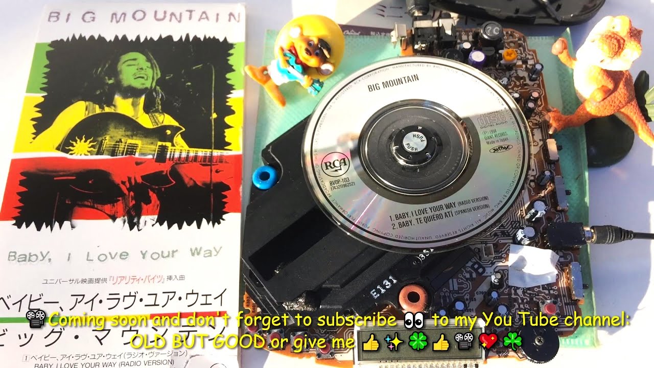 TECHNICS SL-XP150 CD Player test with small 8cm CD Compact Disc