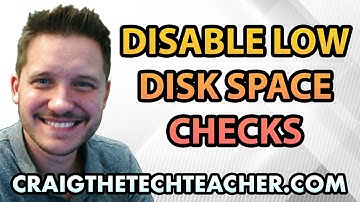 Disable Low Disk Space Checks And Hard Drive Polling In Windows Vista (2022)