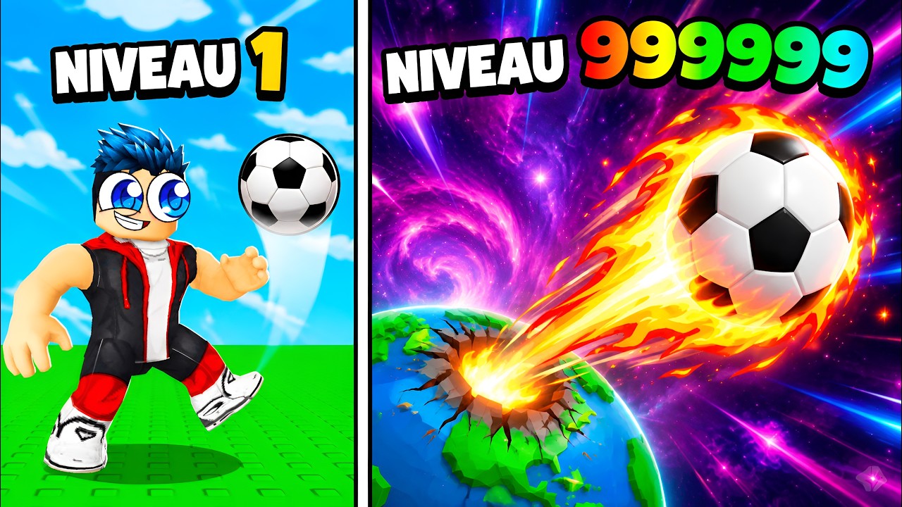 J’AI MARQUÉ UN BUT DANS L’ESPACE SUR ROBLOX !!! (Kick Ball to Space)