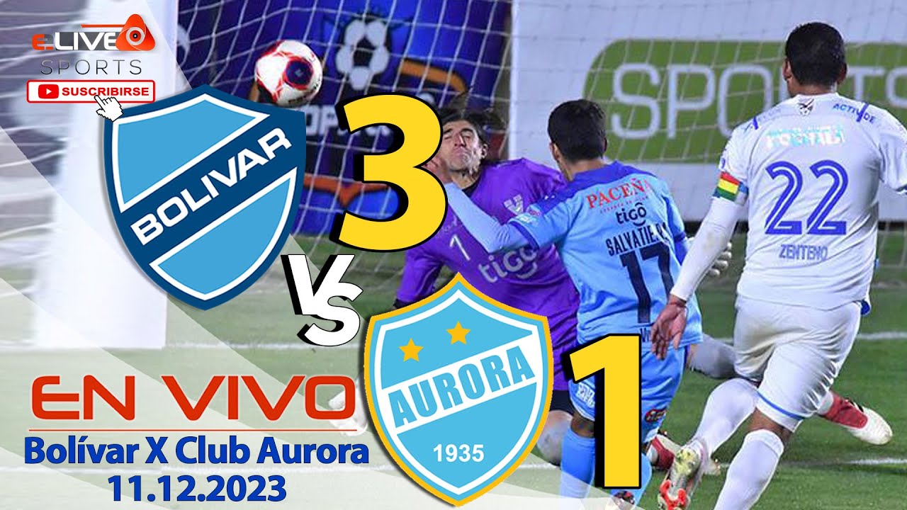 Bolivar vs Club Aurora Live Commentary & Result, 12/12/2023(Bolivia Copa  Division Profesional)