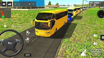 euro coach bus simulator 💥 || indonesia bus simulator part-1 #bus #game #simulator #aksgamerz