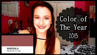 ♡ Introducing Pantone’s Color of the Year 2015│Marsala!! ♡