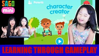 Sago Mini World Character Creator with Tacos raining? Ella sings her way to fun and learning! screenshot 5