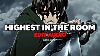 highest in the room — travis scott || edit audio