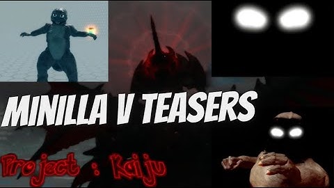 More Minilla Ultimate Teasers! | Project Kaiju 4.0 Roblox