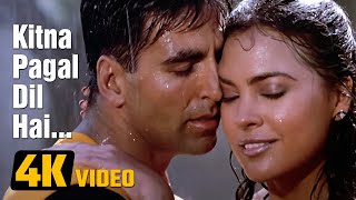 Download lagu Kitna Pagal Dil Hai (4K Video)Andaaz (2003) | Akshay Kumar | Lara Dutta | Kumar Sanu - Romantic Song