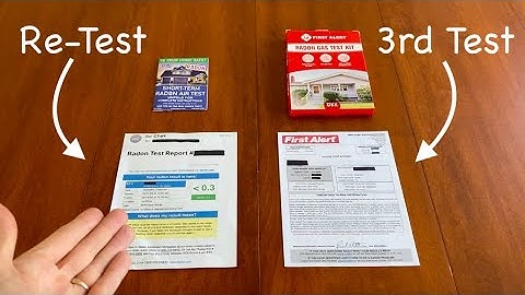 Radon gas mitigation system - "Testing A 3rd time"
