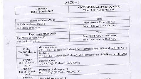 ||Sem-1 Exams Routine||