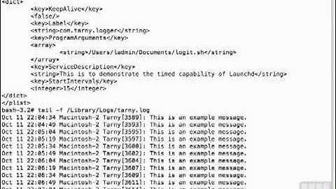 Mac 10.6 OS X Tutorial - Cron Jobs Scheduling Actions