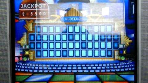 PS2 Wheel of Fortune Run Game 49 Part 1