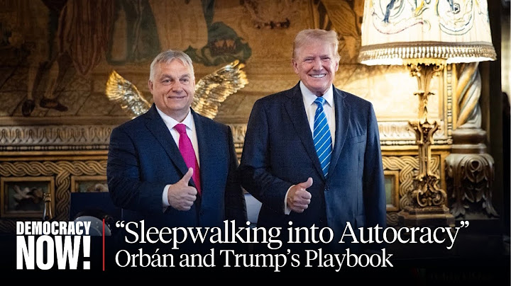 – Álva járunk az autokráciába? Trump magához öleli Magyarország Orbán autoriter játékkönyvét