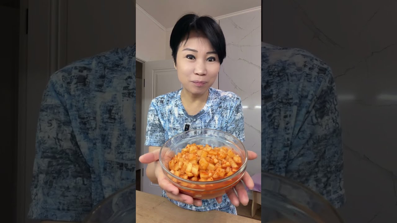 ❤️Хрустящий дайкон, острота и корейский характер 🔥#оченьвкусно #рецепты 