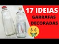 GARRAFAS DECORADAS 17 Ideias incríveis de artesanato para fazer e vender DIY Compartilhando Arte