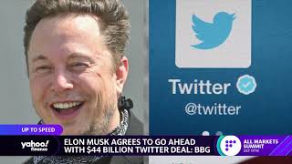 Twitter: Elon Musk agrees to $44 billion buyout deal