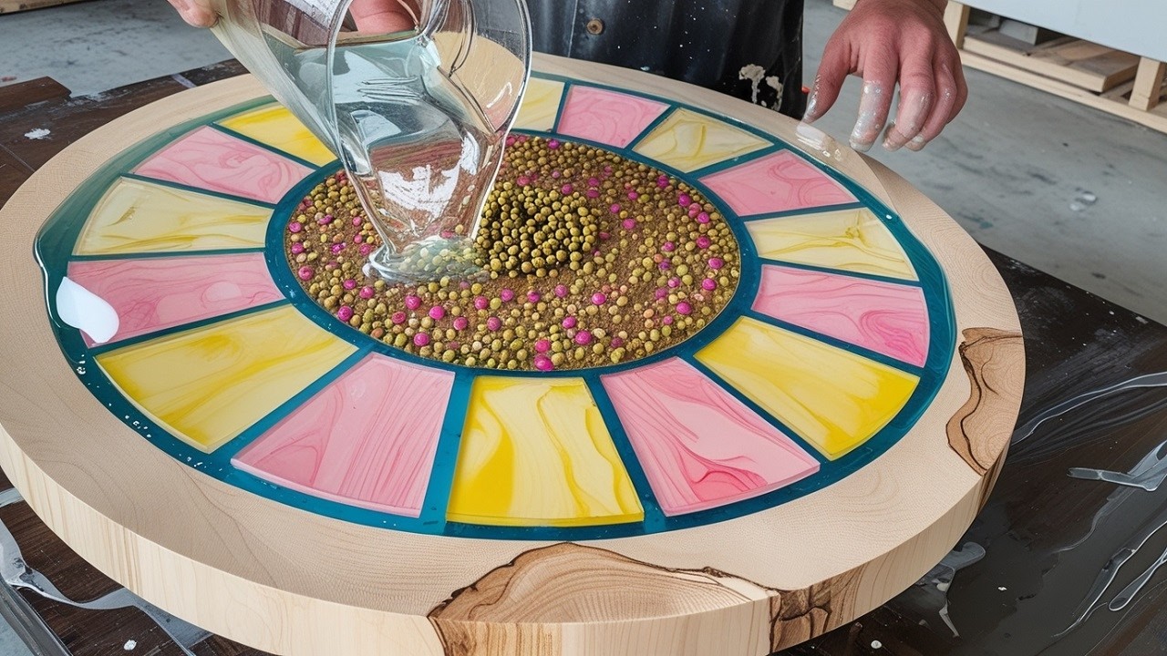 Woodworking Art: Creating a Unique Epoxy & Wood Table