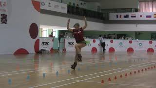 20191117 Sso19 Battle Slalom Jrw 1-8 G5 Tomatis - Kukushkina - Ogihara Manami - Xu Xiao Xiao