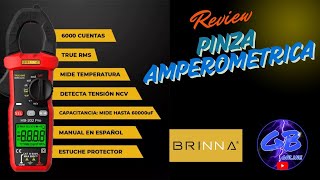Vídeo: Brinna Hb-202 Pro Pinza Amperometrica Digital Con Capacimetro
