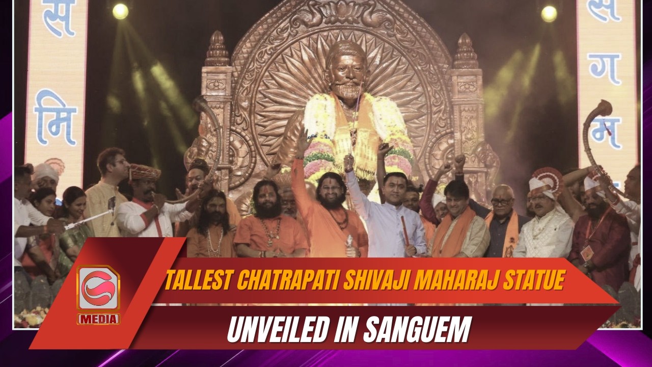 Tallest Chatrapati Shivaji Maharaj Statue Unveiled in Sanguem
