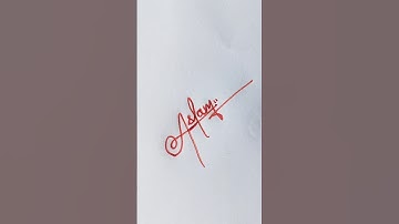 Aslam💞 name signature|#trending #signature #calligraphy #handwriting #viral #youtubeshorts #shorts