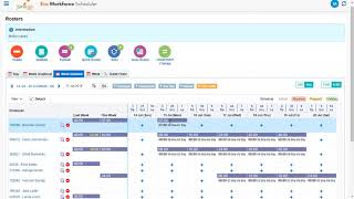 Evosys' Workforce Scheduling