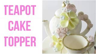 TEAPOT CAKE TOPPER | VERYCHERRYCAKESLLC TEAPOT CAKE TOPPER | VERYCHERRYCAKESLLC