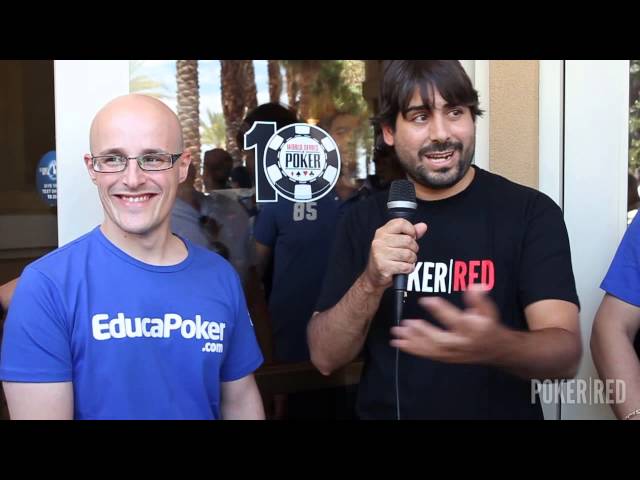 WSOP Main Event 2014 día 1C  Entrevista Educa Poker