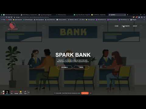 Basic Banking System SPARKS FOUNDATION GRIP WEB DEVELOPMENT INTERNSHIP TASK-1
