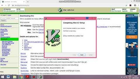 VIM Editor Installation on Windows