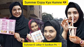 Day Out Vlog 😎 - Hum Log  Summer Enjoy Karne Ghumne Nikal Gaye Frizzo Ice-cream Gaye, Lenses Dekhe 😊