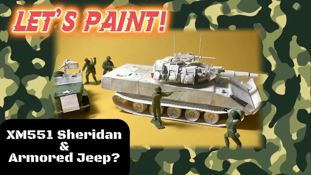 Painting The Tan Sheridan Tank! Part 1