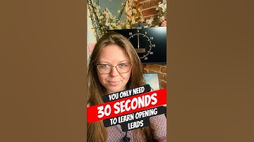You only need 30 Seconds to Learn Opening Leads… #happybridging #bridge #learn #beginner