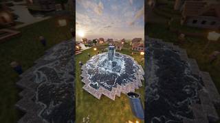 Realistic Fountain Water / Minecraft Rtx #Minecraft #Shorts