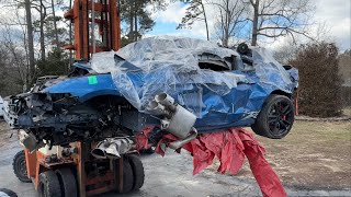 I Bought A Wrecked 2021 Ford Mustang Shelby GT500 From Salvage Auction