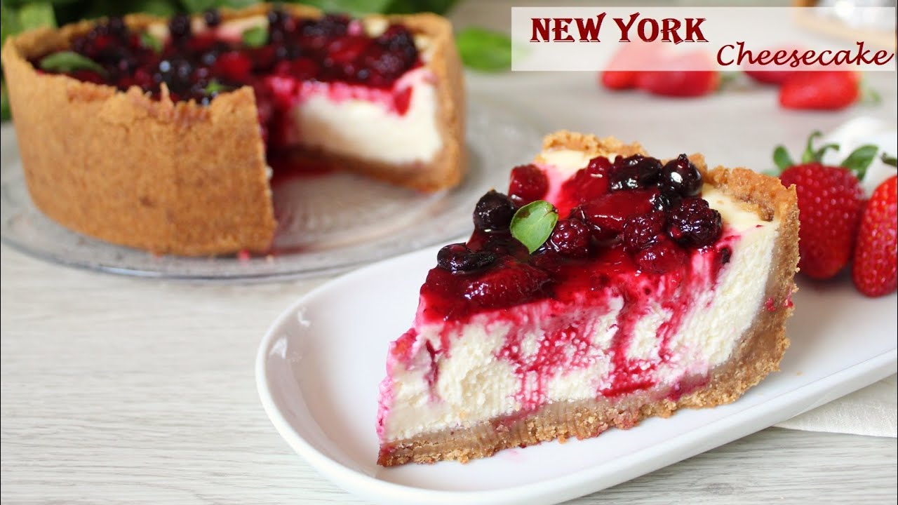 New York CHEESECAKE AI FRUTTI DI BOSCO, ricetta classica