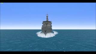 Vehicle Simulator Scripting - Frigates in Formations screenshot 2
