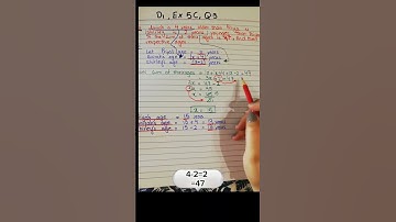 D1, Ex 5C, Question 3 (q3) #studyhub #solution #d1 #maths #mathsolution #fyp #education #solutions