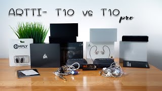 Artti T10 vs T10 Pro - Planar IEM