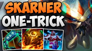 CHALLENGER SKARNER TOP ONE-TRICK FULL GAMEPLAY! | CHALLENGER SKARNER TOP GAMEPLAY | Patch 14.10 S14